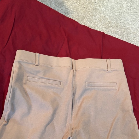 Betabrand Tan Flare Women's Pants - Picture 3 of 4